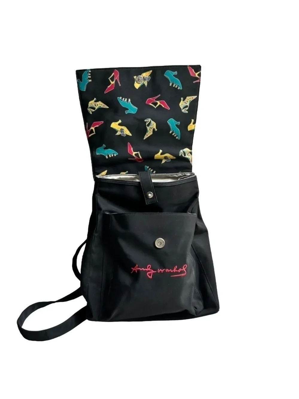 Andy Warhol Backpack with Shoe Graphics